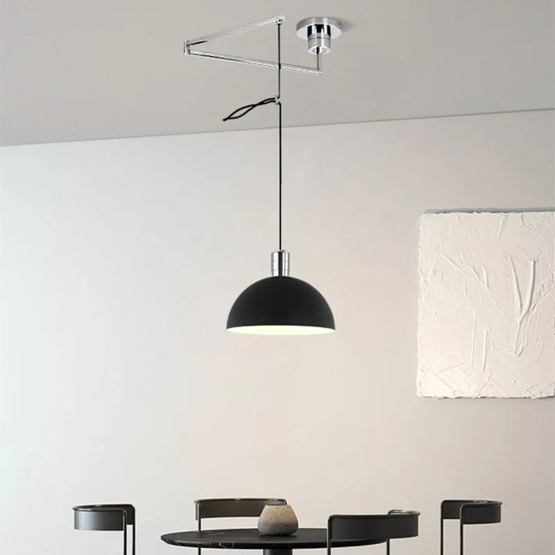 lustre pliable moderne nordique design télescopique pour intérieur contemporain