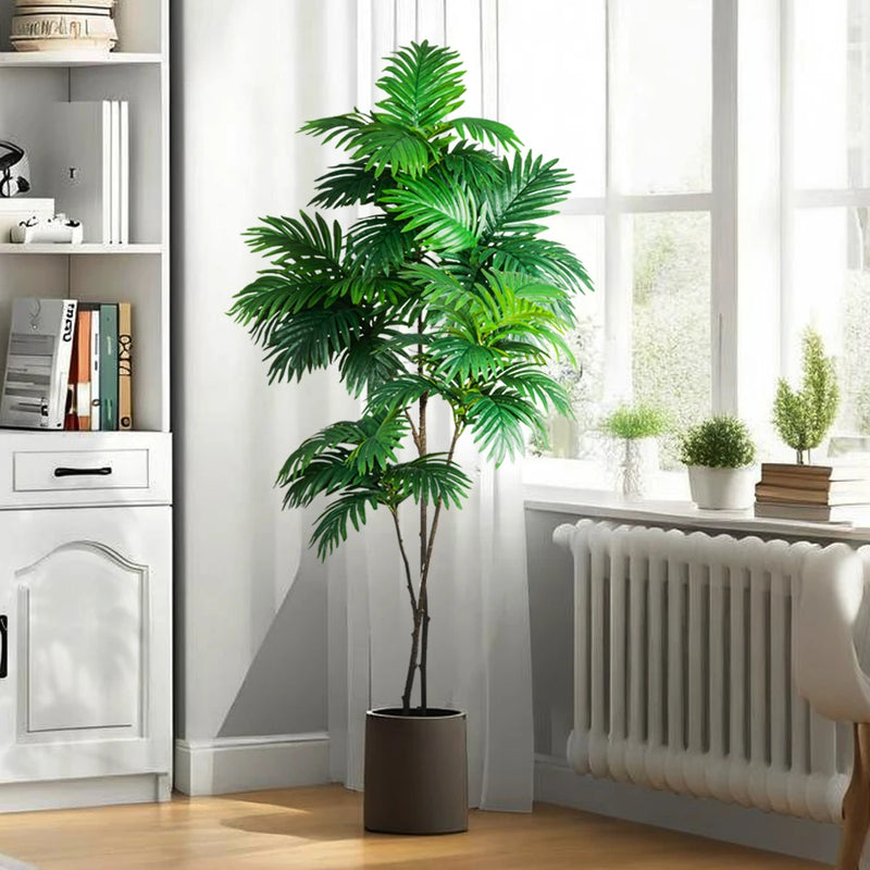 grand palmier artificiel tropical pour décoration intérieure et extérieure