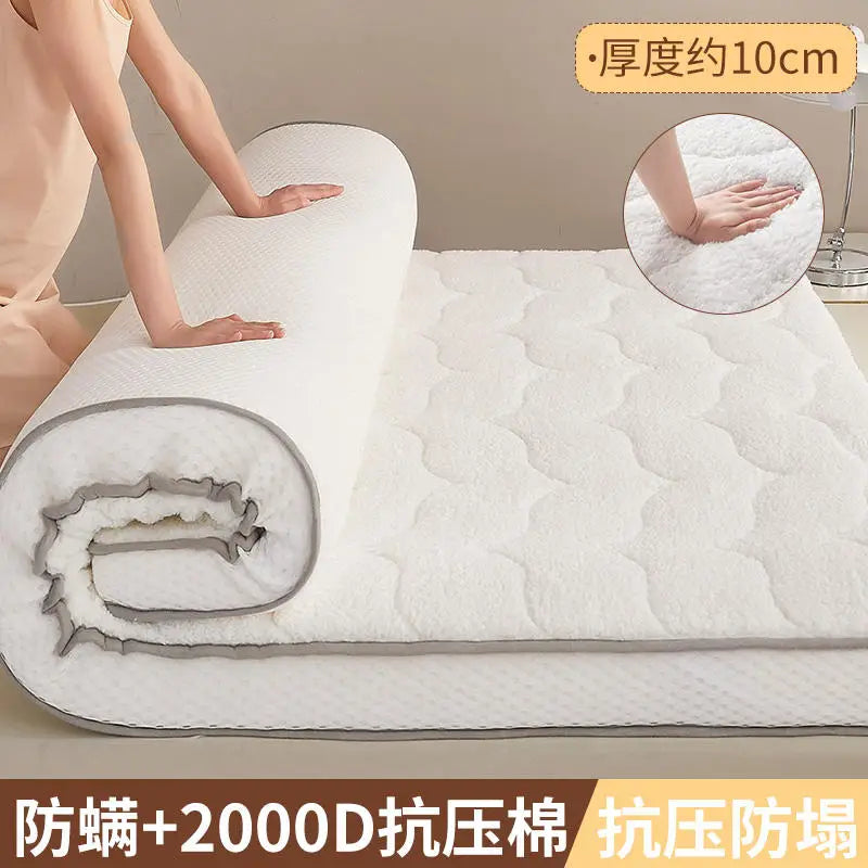 matelas en polaire d'agneau pour un hiver douillet et confortable