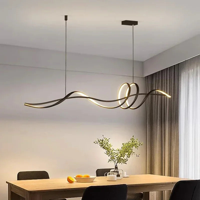 lustre moderne minimaliste élégant pour décoration intérieure