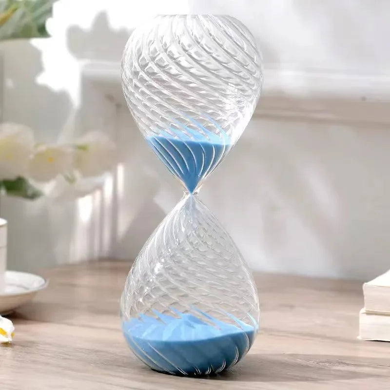 nouveau sablier en verre multicolore pour décoration et cadeau enfants