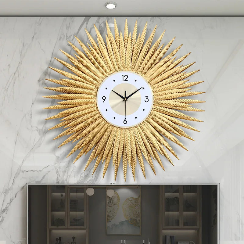 horloge murale moderne design quartz décoration intérieure élégante