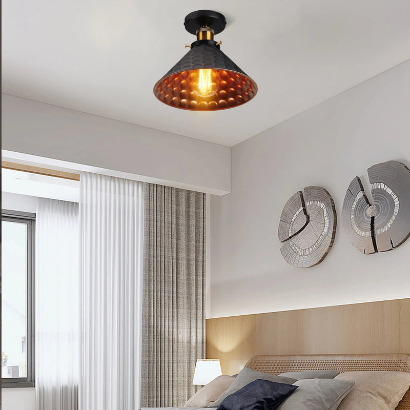 plafonnier industriel led lustre vintage lampe suspendue moderne décoration maison