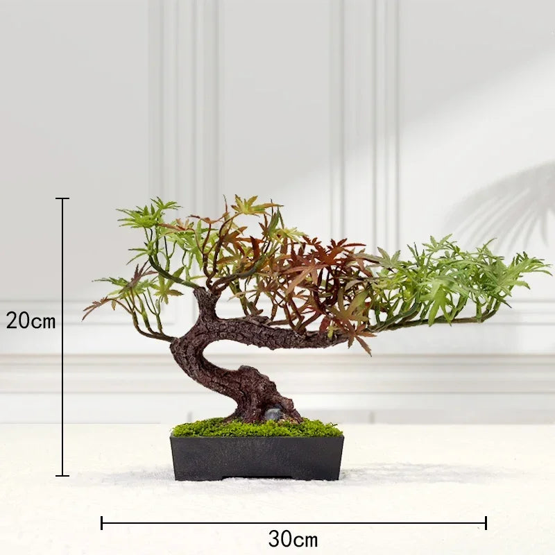 simulation arbre bonsaï pour décoration intérieure et aménagement extérieur