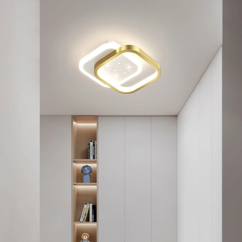 plafonnier led minimaliste moderne pour extérieur