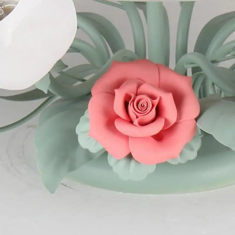 plafonnier en verre rose pour un éclairage romantique et décoratif