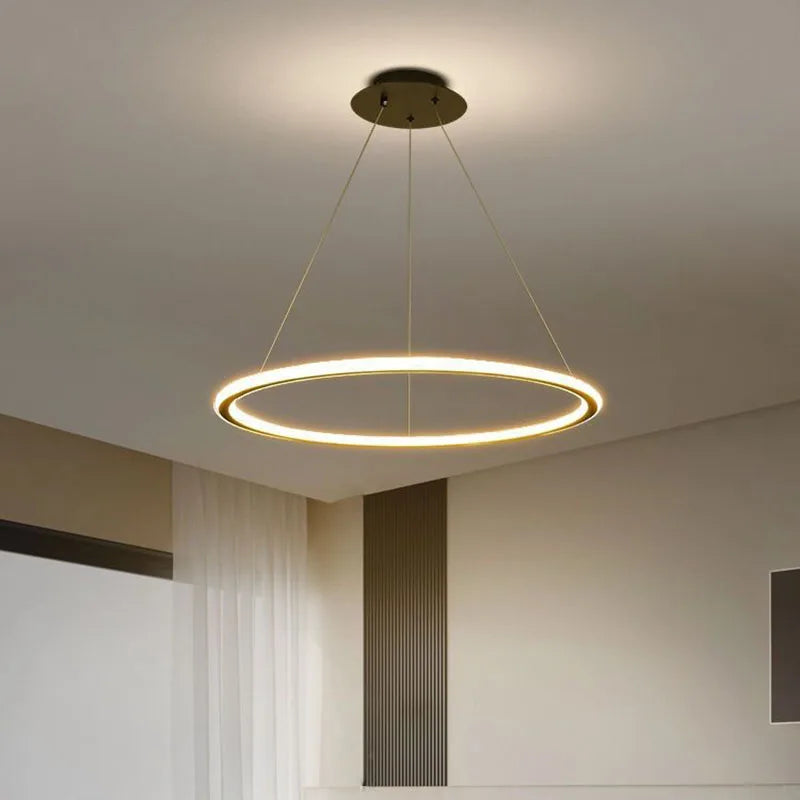 suspension moderne à LED pour décoration intérieure élégante