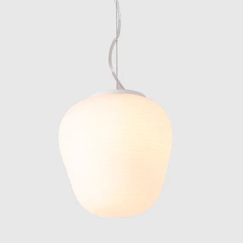 suspension led en verre style japonais moderne pour intérieur élégant