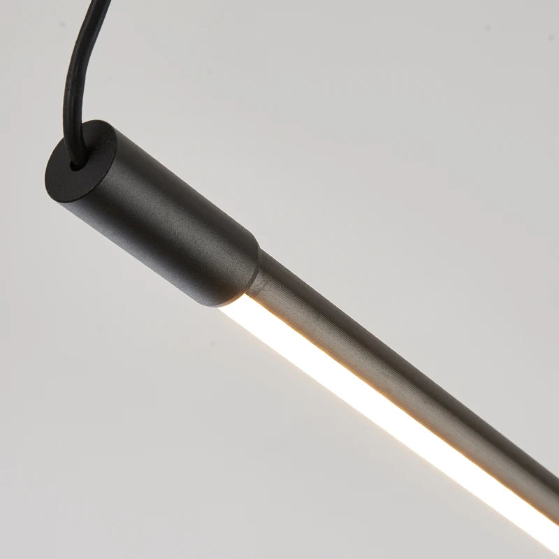 suspension LED design nordique minimaliste en aluminium