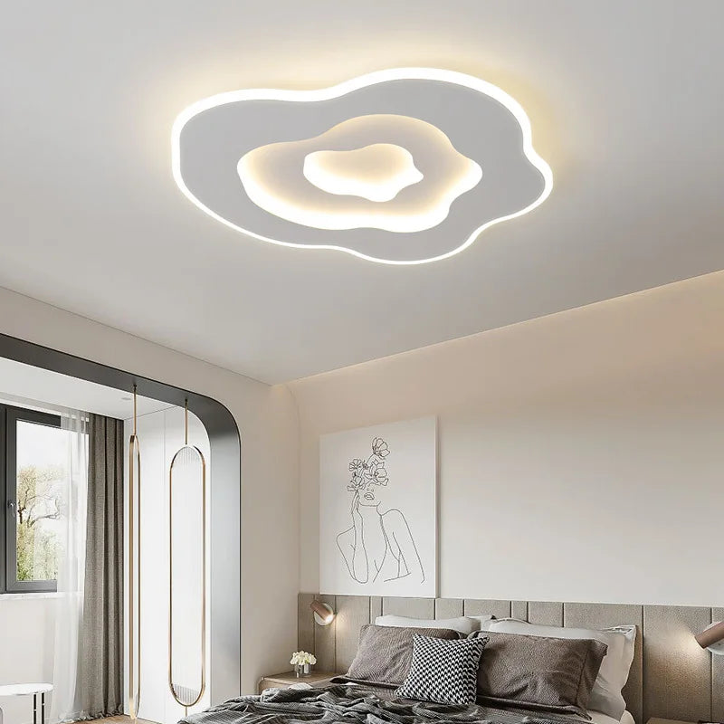 plafonnier led minimaliste nordique encastré atmosphère romantique