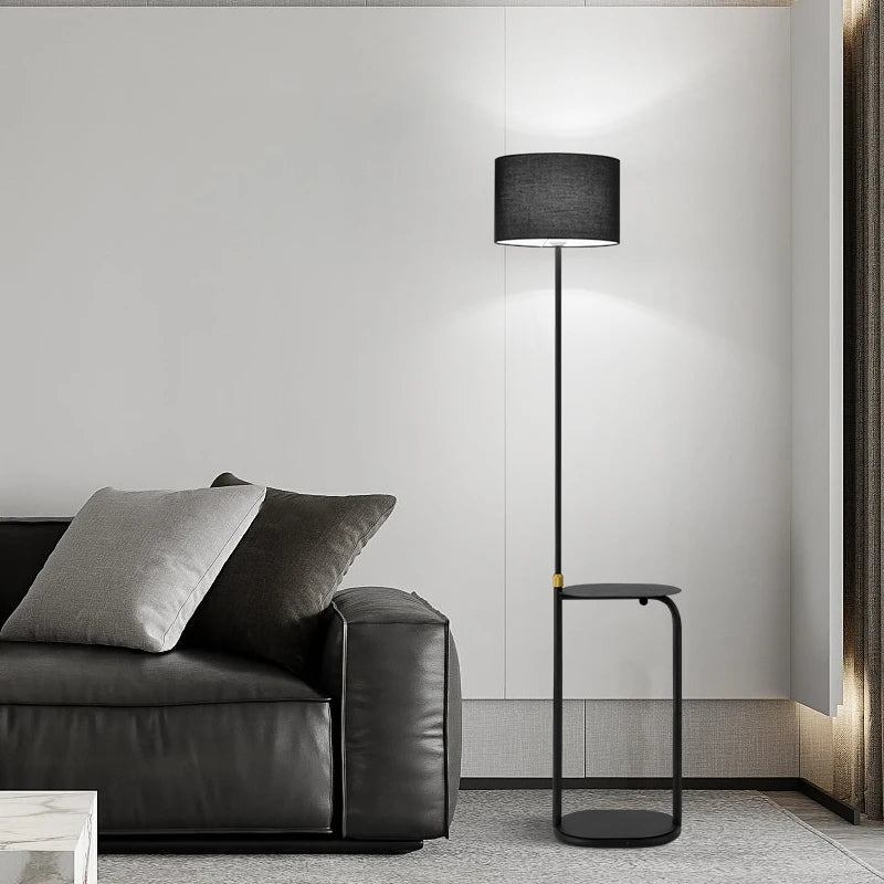 lampadaire minimaliste multifonctionnel avec interrupteur à pied