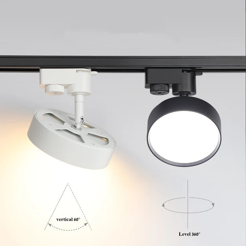 spot led cob dimmable pour rail de plafond remplace halogènes