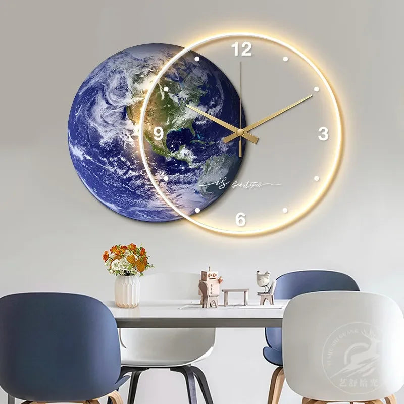 horloge murale design moderne pour décoration intérieure élégante