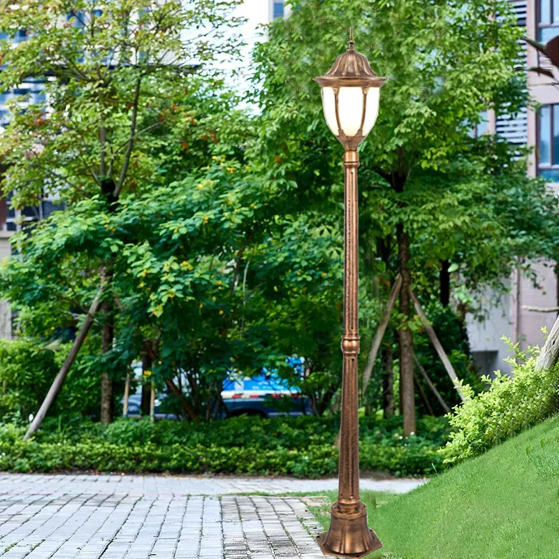 (≈1.8MM) European Garden Lamp Lawn Lamp Outdoor Street Lamp Waterproof Landscape Lamp Garden Villa High Pole Lamp