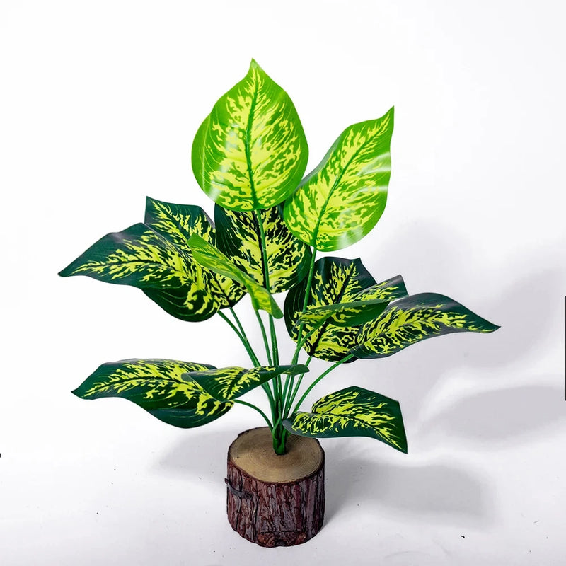 plante artificielle monstera branchage tropical pour décoration intérieure extérieure