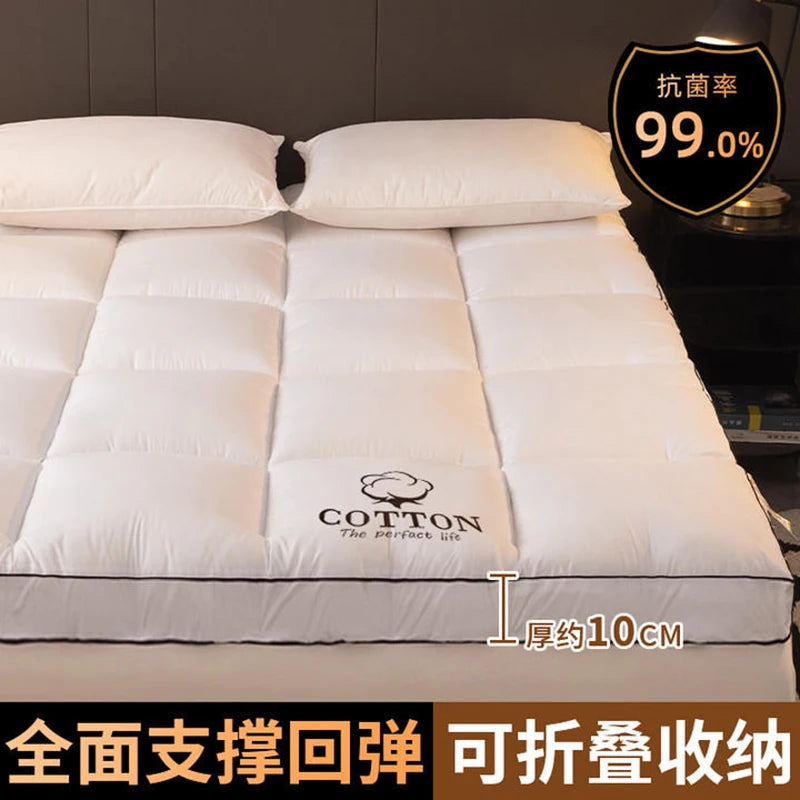 matelas doux pliable pour lit double étudiant tatami coton