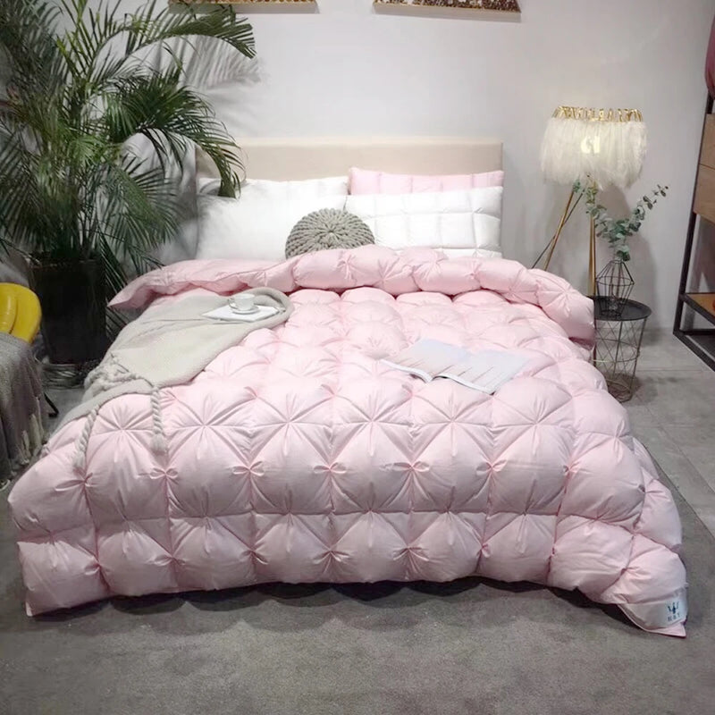 couette luxe en duvet d'oie ultra douce pour tous les lits