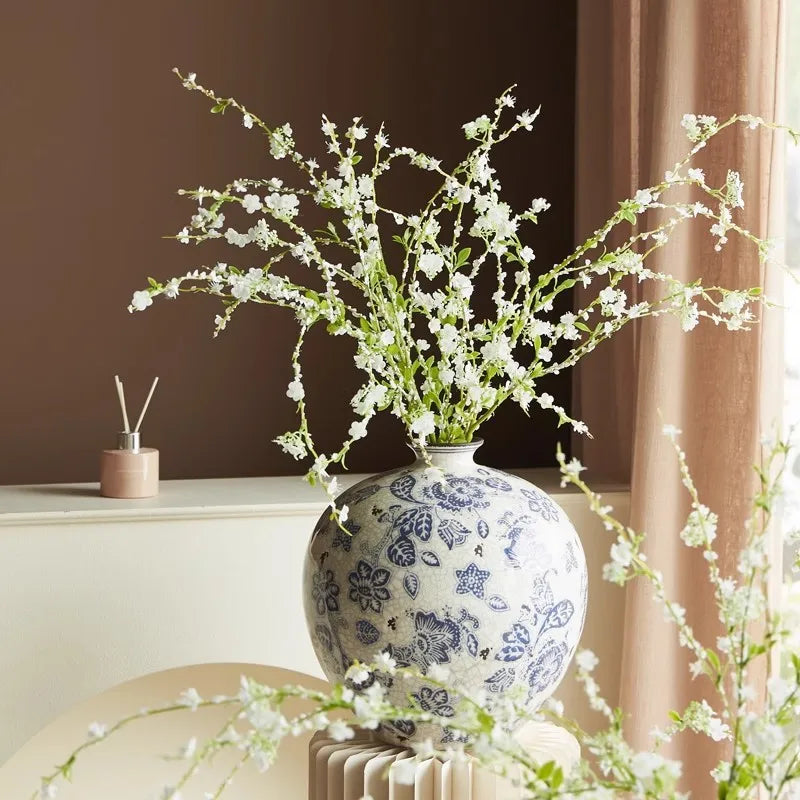 fleur de saule artificielle pour décoration et photographie