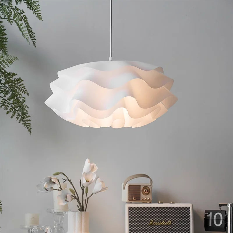 lustre nordique à fleurs pour éclairage intérieur décoratif