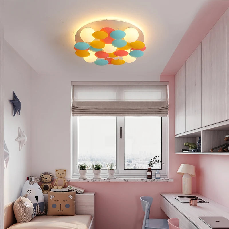 plafonnier led design romantique pour décoration artistique moderne