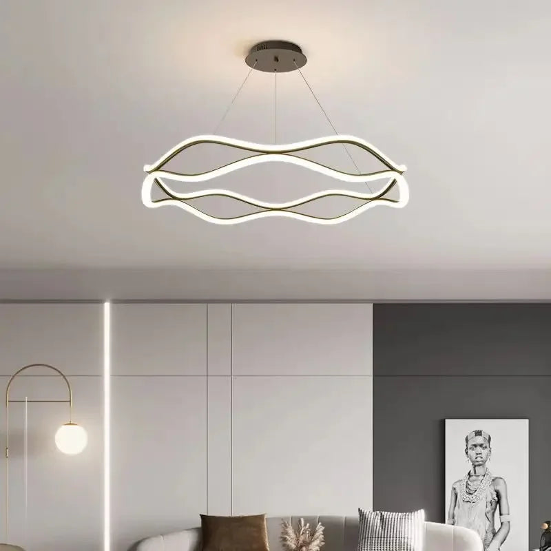 suspension design nordique simple ligne pour ménage