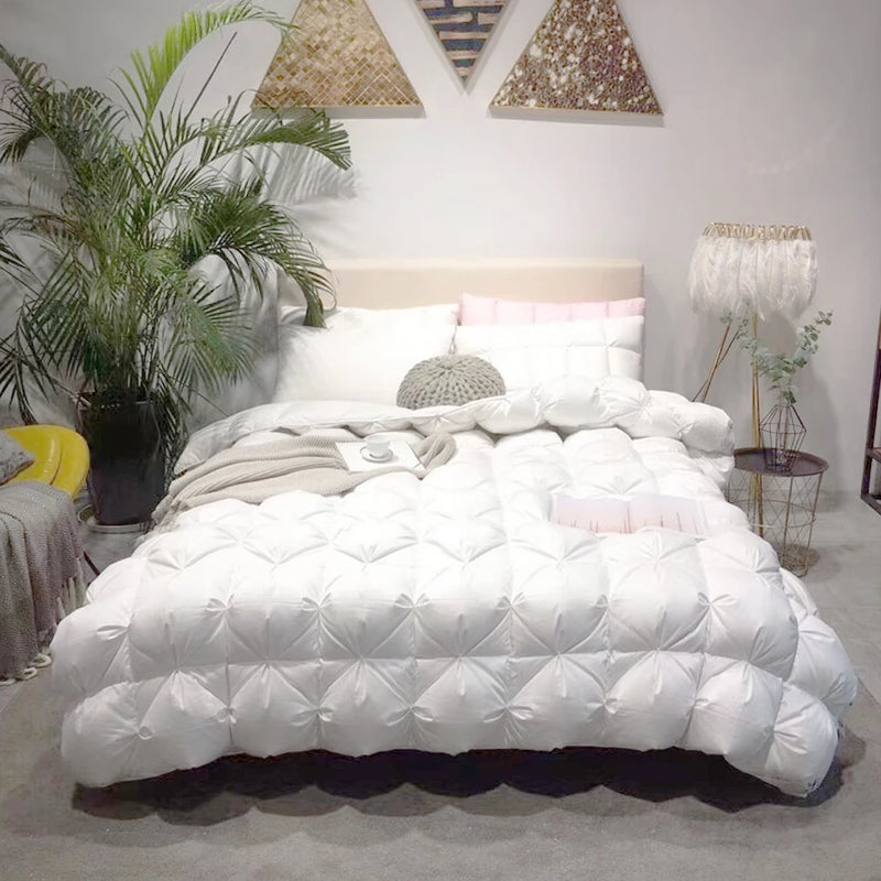 couette luxe en duvet d'oie ultra douce pour tous les lits