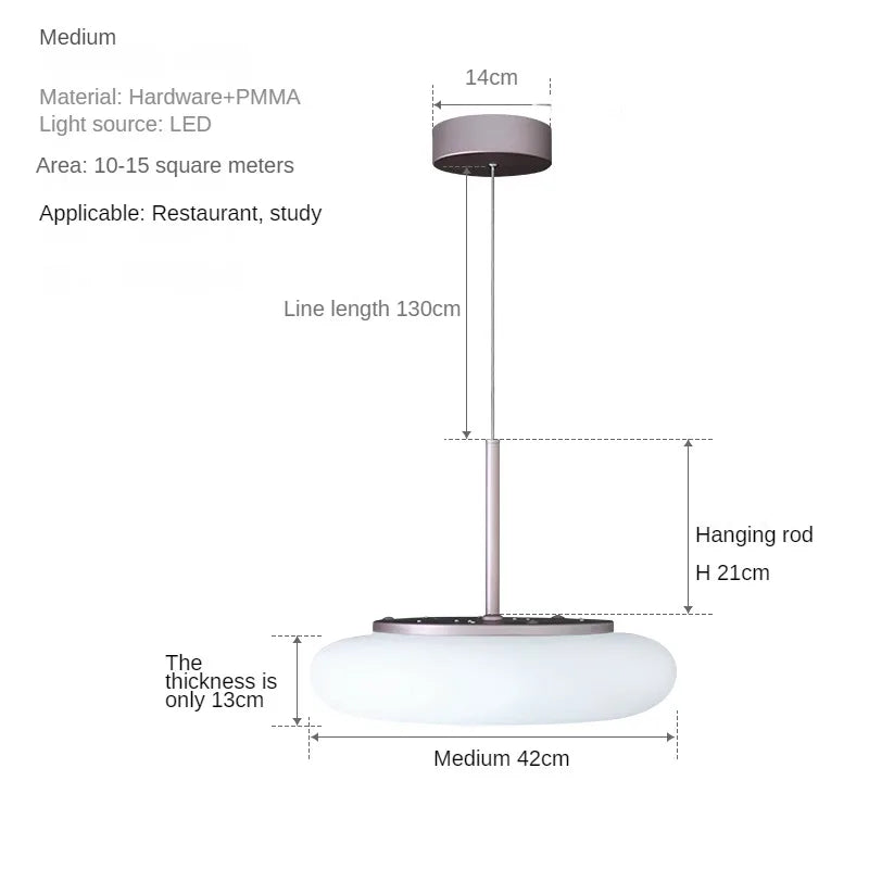 lustre circulaire à led moderne pour intérieur minimaliste