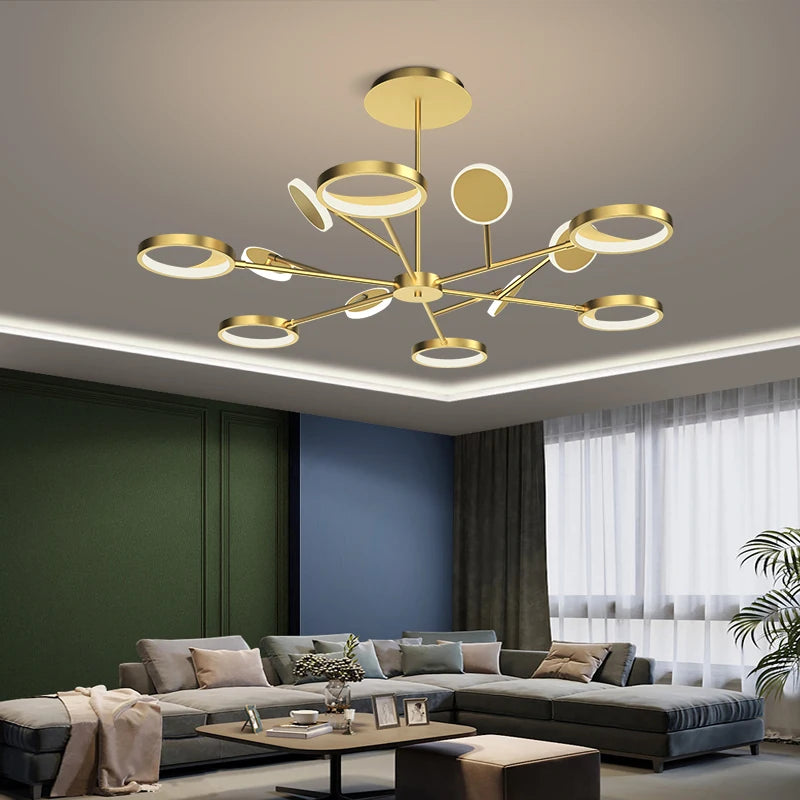 plafonnier led décoratif pour éclairage intérieur moderne