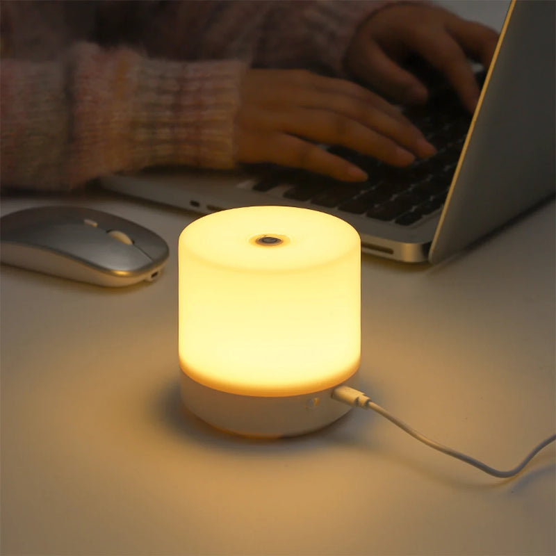 lampe de chevet tactile usb à intensité variable pour lecture et veilleuse