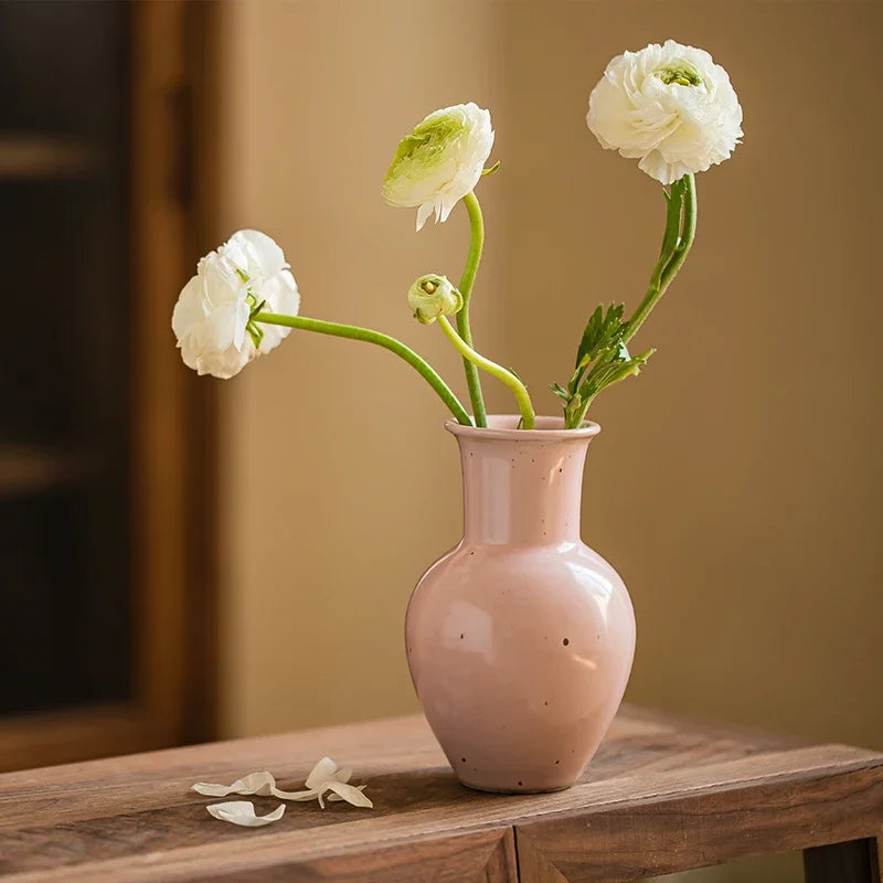 vase décoratif moderne en céramique pour fleurs et cactus