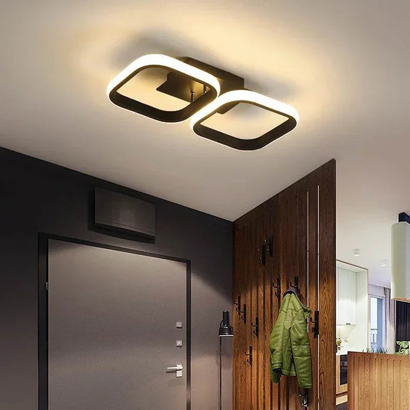 plafonnier led moderne rond carré pour décoration intérieure