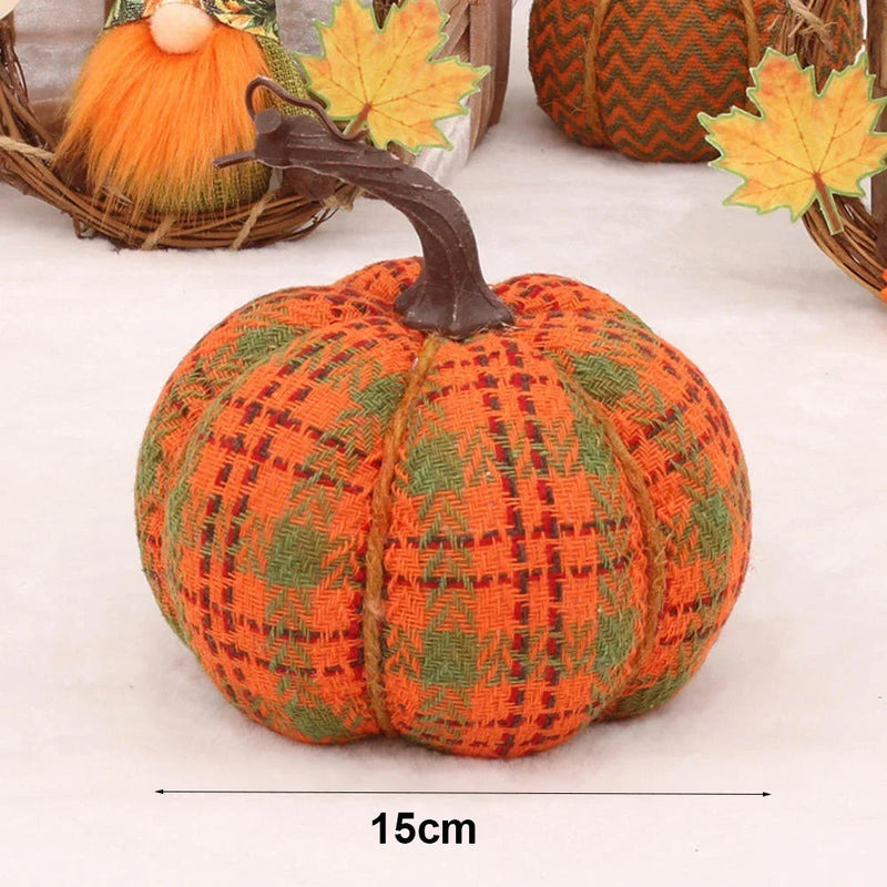 citrouilles décoratives en tissu pour halloween thanksgiving et fêtes