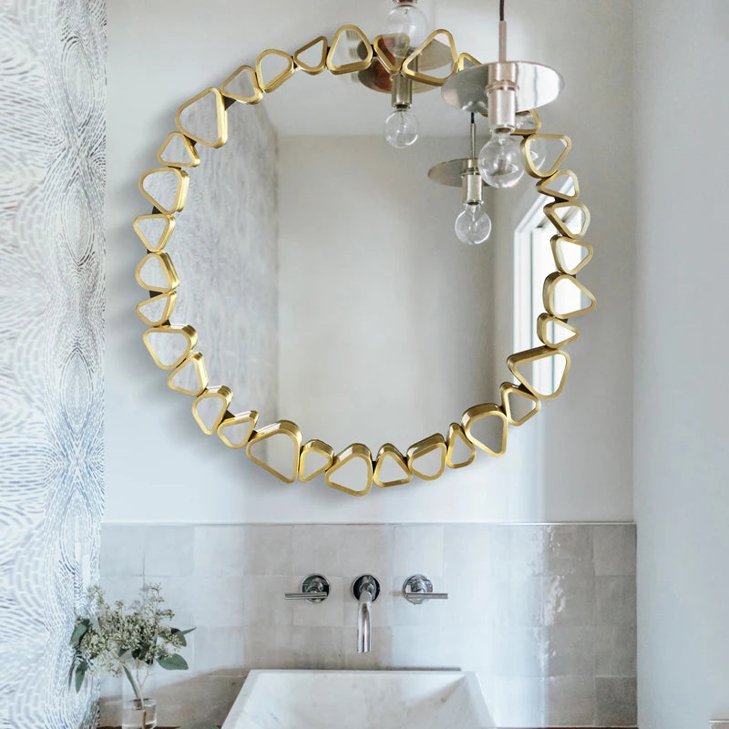 miroirs décoratifs esthétiques pour salle de bain et maquillage