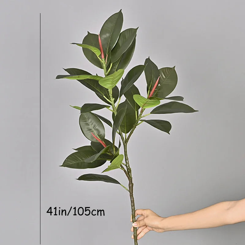 plantes artificielles ficus en plastique pour décoration intérieure et extérieure