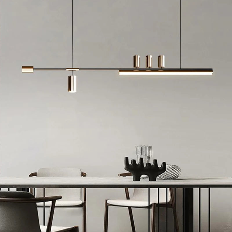 lustre moderne suspendu lumineux pour décoration intérieure