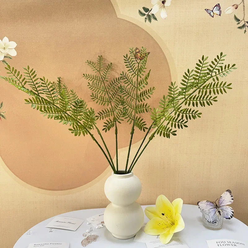 bouquet de feuilles de bambou artificielles pour décoration florale