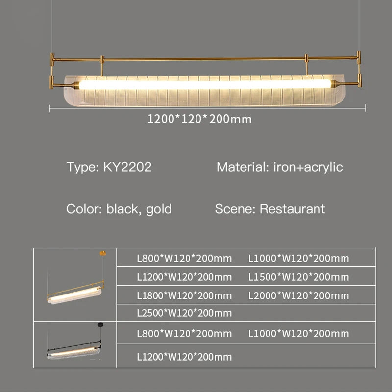 suspension led minimaliste moderne pour intérieur élégant