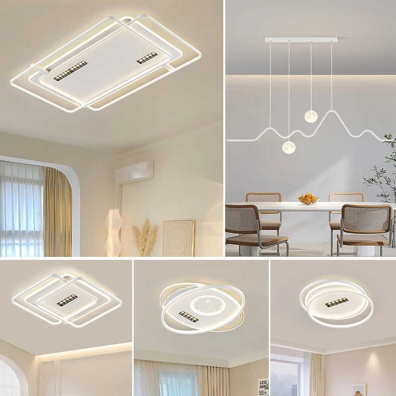 plafonnier led moderne design créatif pour intérieur minimaliste