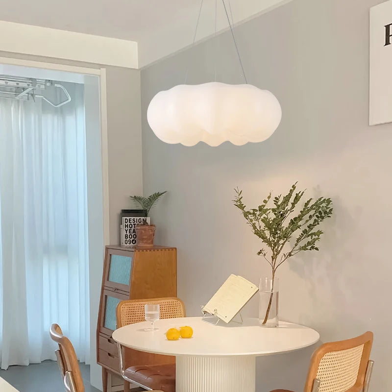 lustre moderne en forme de nuage pour décoration intérieure