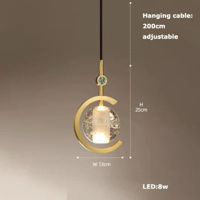 lustre moderne à LED pour un éclairage élégant et design