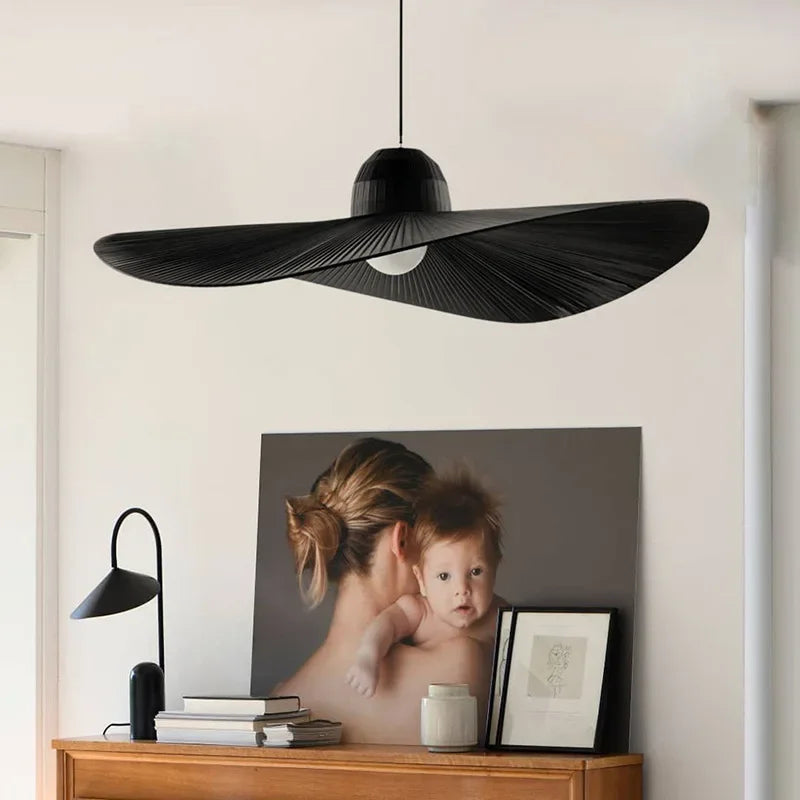 suspension en tissu design pour intérieur moderne éclairage LED