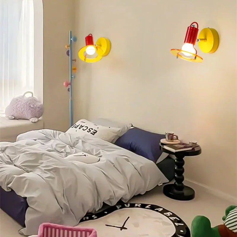 applique murale à bascule led décorative pour enfants