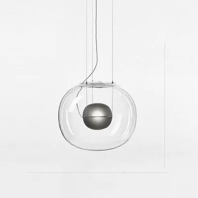 suspension design abat-jour en verre pour décoration intérieure