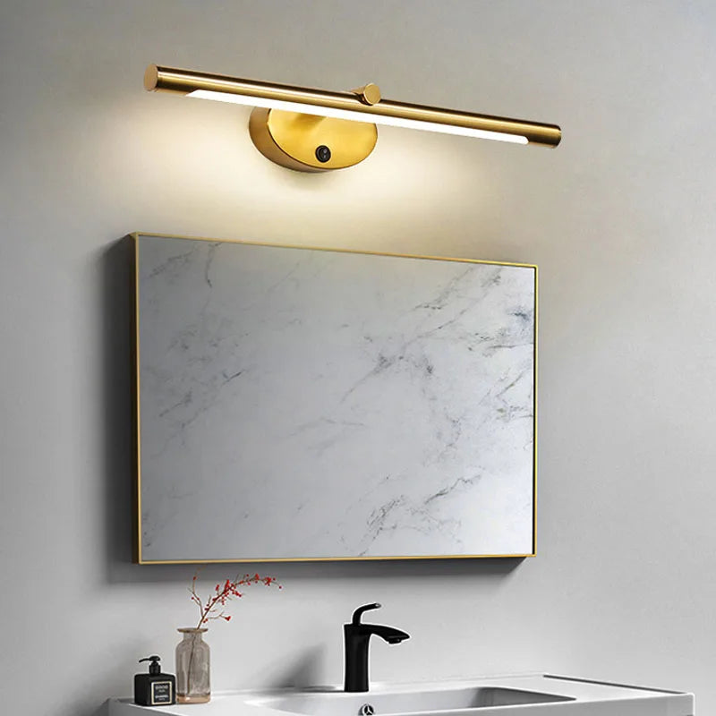 applique murale led moderne avec interrupteur tactile pour miroir