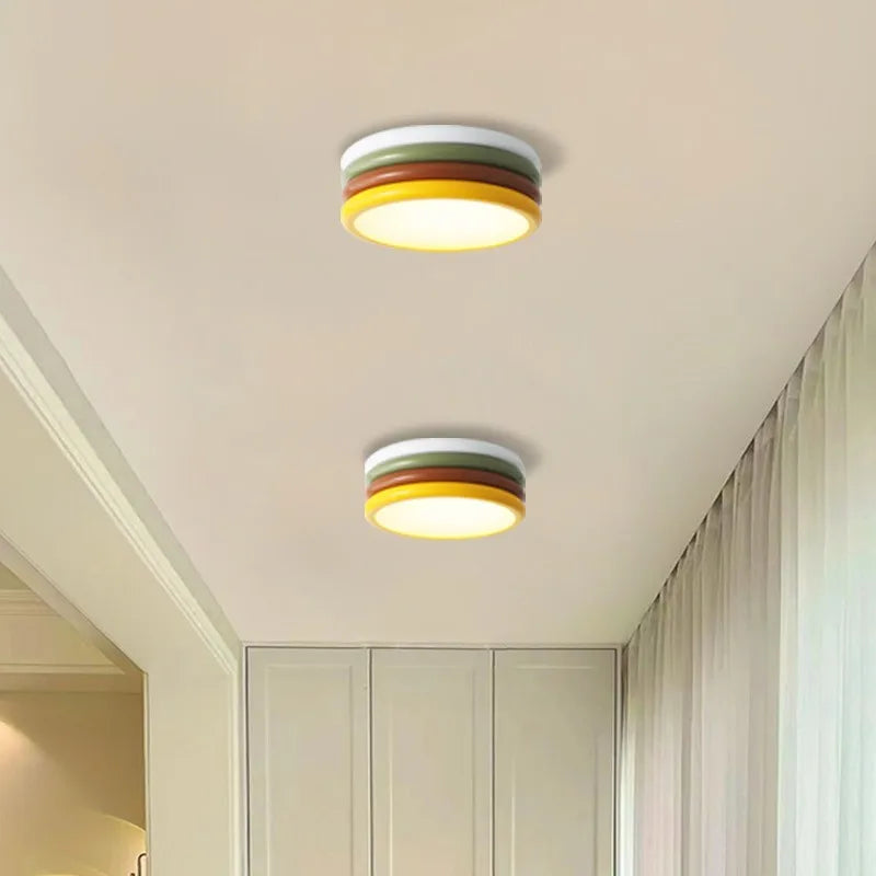 plafonnier led design nordique pour décoration moderne intérieure