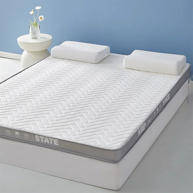 matelas en latex doux épais en coton pour dortoir étudiant