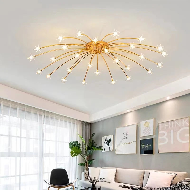 plafonnier led moderne nordique créatif ciel étoilé pour décoration maison