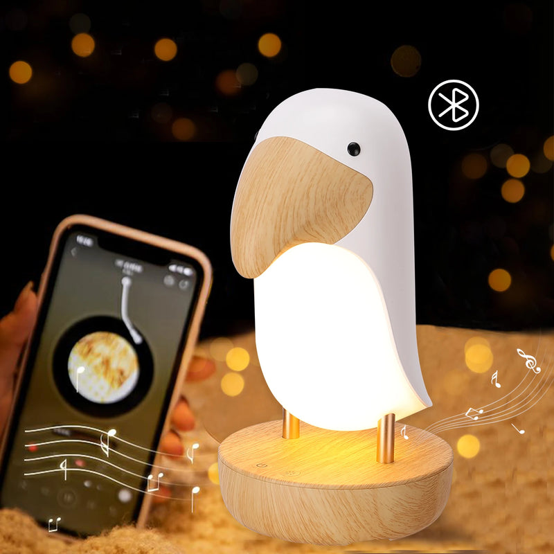 Toucan oiseau veilleuse Usb Rechargeable Lampe de Table Bluetooth Lampe chambre décor cadeau de noël pour enfants éclairage intérieur