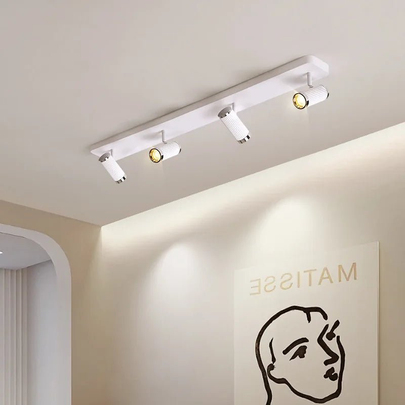 Surface Mount Cloakroom Ceiling Lamps 350 Degree Adjustable LED Spotlight Living Room Aisle Hallway Stair Ceiling Light White