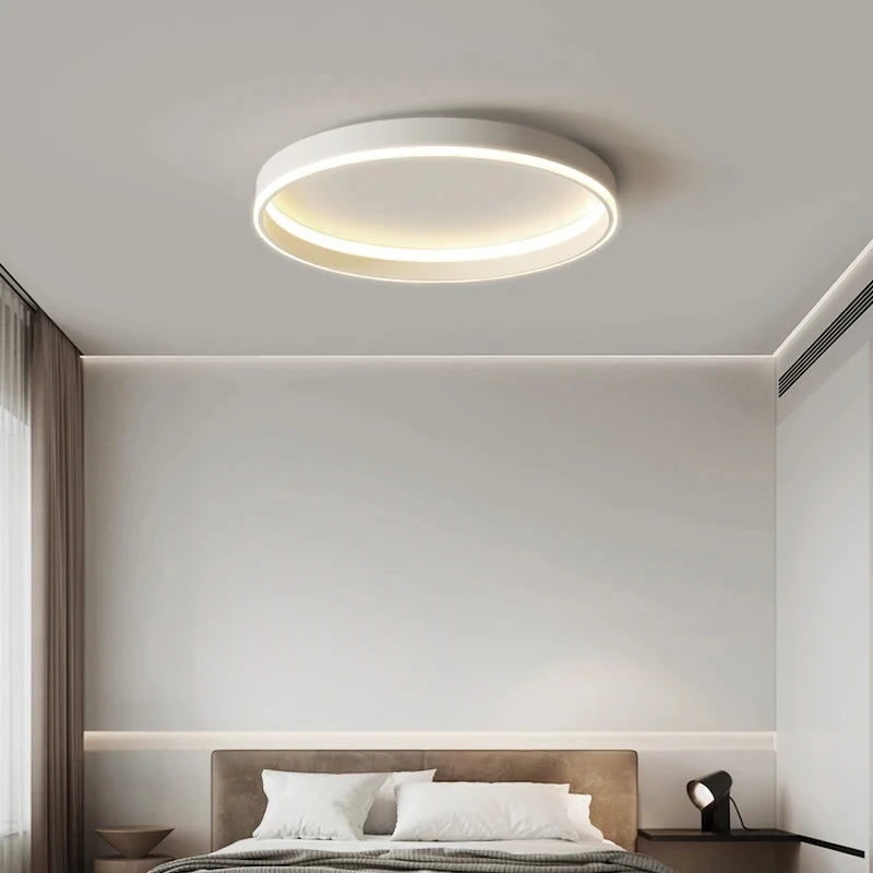 plafonnier led rond minimaliste design nordique moderne luminaire décoratif d'intérieur